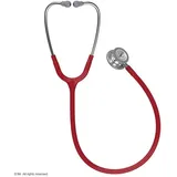 3M Deuschland GmbH Stethoskop Original Littmann Classic III Stethoskop, (Dual Frequency Membran, Hochwertiges Stethoskop für allgemeine Auskultation), für Erwachsene und Kinder rot