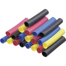 DSG CANUSA 8011060990 Schrumpfschlauchsortiment 6.40 mm 3.20 mm Schrumpfrate:2:1 20 St.