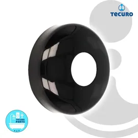 tecuro DESIGN-Hahnrosette (3/4 ) Ø 27 mm x Ø 67 mm x 30 mm - schwarz