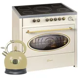 Gurari Elektro Standherd GCH E 912 DF BL r Glaskeramik Herd Range Cooker 90 cm