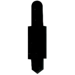 HAMELIN Stecksignale, schwarz, PVC, 15 x 55 mm