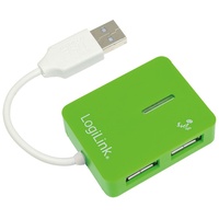 Logilink USB 2.0 4-Port Hub 480 Mbit/s Grün