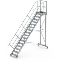 Altrex Podesttreppe fahrbar 45° 16 Stufen