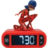 Lexibook Miraculous Ladybug Cat Noir Nachtlichtwecker Gehäusefarbe Rot