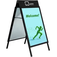 Update displays Kundenstopper HardLine PLUS schwarz DIN A1 2