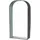 Floraworld Kaminholzunterstand Rundbogen verzinkt und lackiert 103 x 40 x 200 cm grau