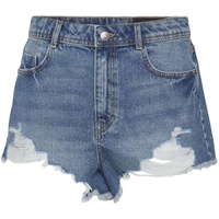 Noisy May Jeansshorts im Destroyed-Look Modell 'DREW', Jeansblau,