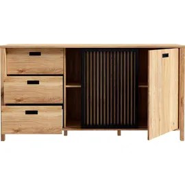 Forte Sideboard Jytana Braun Eiche