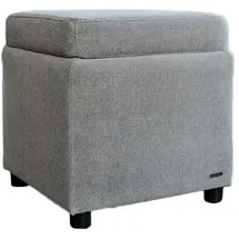 KAWOLA Hocker IDA Stoff 0 x 0 x 0 cm Grau