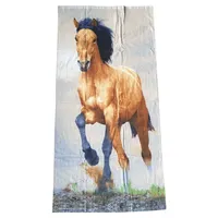 Jerry Fabrics Pferdemotiv Badetuch 70 x 140 cm mehrfarbig
