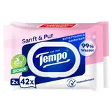 Tempo Sanft & Pur Feuchte Toilettentücher 2 x 42 St.
