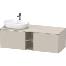 Duravit D-Neo Konsolenwaschtischunterbau wandhängend Taupe Matt 1400x550x459 mm - DE4950L10910000 DE4950L10910000