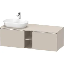 Duravit D-Neo Konsolenwaschtischunterbau wandhängend Taupe Matt 1400x550x459 mm - DE4950L10910000 DE4950L10910000