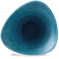 Churchill Stonecast Aqueous Lagoon Triangel Teller flach 22.9cm, Teller,