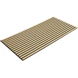 Akustikpaneel mdf Wandverkleidung Natur Akustik Wandpaneel Moderne Wandpaneele aus Holzfunier und Filz 120x60x2.1cm Hölzern - Swanew