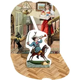 Coppenrath Verlag Wand-Adventskalender Nostalgisches Weihnachtshaus mit 24 Pop-up-Szenen