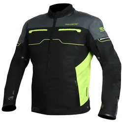 Trilobite All Ride Herren Motorradjacke - schwarz-grau-neongelb - XL