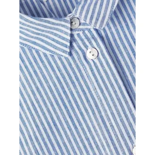 NAME IT Bluse 'Femma' - Blau,Weiß - 134/140
