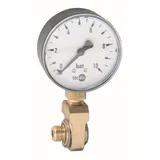 SYR Sasserath Manometer mit Winkelanschluss 0-10 bar G 1/4 Zoll