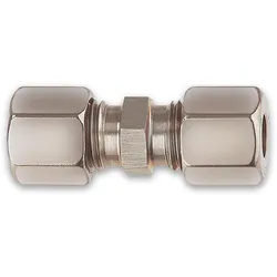 Schneidringverschraubung verzinkt, Gerade Verschraubung, verschiedene Varianten (Ausführung: 6 mm)