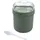 Fackelmann Müsli To Go rund grün/weiß 0,5 l