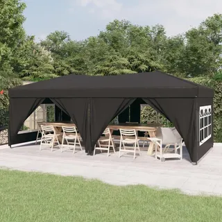vidaXL Partyzelt Faltbar mit Seitenwänden Anthrazit 3 x 6 m 