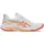 Asics Damen Volleyballschuhe, weiß, Größe 40 1⁄2 in Grau WHITE/VIVID CORAL