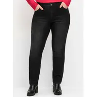 Sheego Bequeme Jeans Jeans schwarz 100