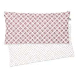 IRISETTE Kissenbezug IRISETTE "Bea", rosa, B:80cm L:40cm, Mako-Satin, Obermaterial: 100% Baumwolle, Kissenbezüge, Kissenbezug, zeitlose Instagram-Blogger-Kollektion