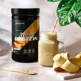 Neosupps Vegan Protein Banana Caramel Pulver 600 g