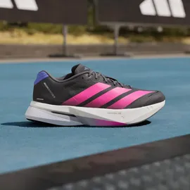 adidas Adizero Boston 13 Damen Core Black/Lucid Pink/Cobalt Blue 38 2/3