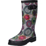 SALIHA Bockstiegel Damen Regenstiefel Anja schwarz/multi Gr. 39 EU