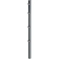Alberts Zaunpfosten verkürzt 60 x 40 mm in 3 Farben zum Aufschrauben, Doppelstabmatten, Zäune