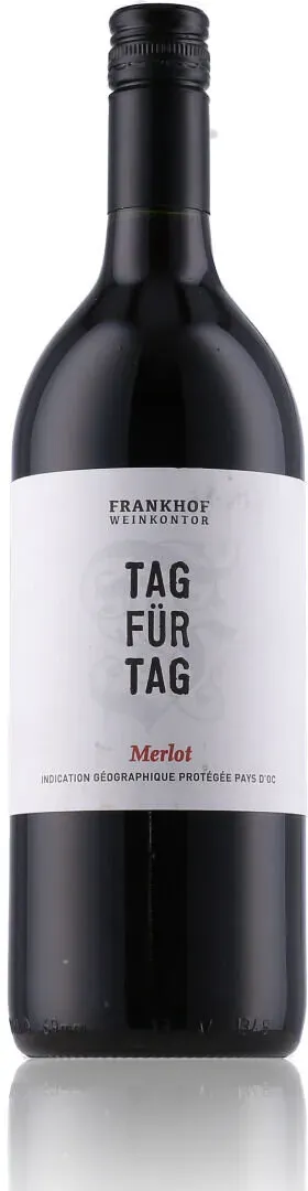 Frankhof Weinkontor Tag für Tag Merlot trocken 2019 13,5% Vol. 1l