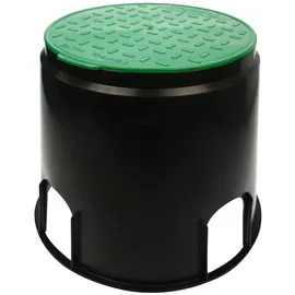 Heitronic 21036 Bodeneinbaudose Schwarz, Grün