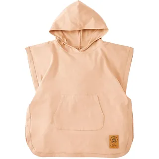 Cloby Badeponcho mit Kapuze mit UV-Schutz (UPF 50+) (3-5 Jahre) Peachy Summer/Aprikose