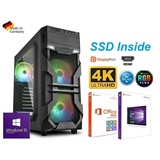 KOMPLETT PC Büro Computer Intel I5 16GB DDR4 250GB SSD 1TB HDD & Windows 10 --35