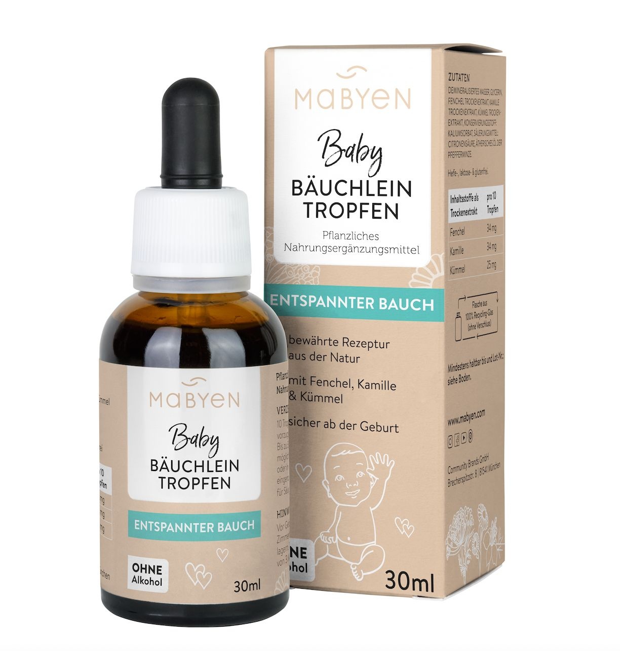 Mabyen Baby Bäuchlein-Tropfen Tropfen 30 ml