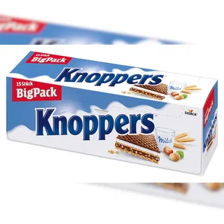 Knoppers Knoppers® Haselnuss-Schnitten 15 St./ 375,0 g, 1 St.