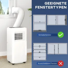 Homcom Mobile Klimaanlage 2,6 kW 9000 BTU mobil