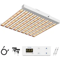 Yabingbos SPF4000 PRO Pflanzenlampe Led Vollspektrum Grow Light 400W 150x150cm Abdeckung mit Gemüse- und Blüten-Dimmer, Timer, Pflanzenlicht Led Grow Lampe für Zimmerpflanzen Gemüse Aussaat Blumen