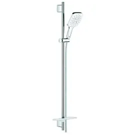 Grohe Rainshower SmartActive 130 Cube Brausestangenset 3 Strahlarten, 26586LS0,