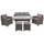 Mendler HWC-E95 Lounge-Set grau