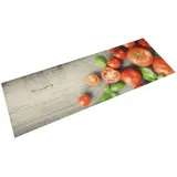 vidaXL Küchenteppich Waschbar Tomaten 45x150 cm Samt