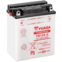 YUASA BATTERIE YB12A-A offen ohne Saeure