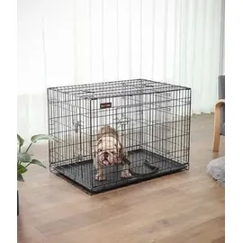 Songmics Feandrea Hundekäfig mit Trennwand, ca. B107/H77,5/T70 cm