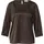 Comma, Satinbluse braun 40