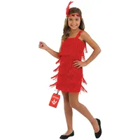Fun Shack Charleston Kleid Kinder, 20er Jahre Kostüm Mädchen, Perfekt für Fasching und Karneval, M
