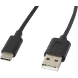 LANBERG USB-A auf USB-C 1,8 m Schwarz
