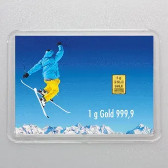 Goldbarren 1g 